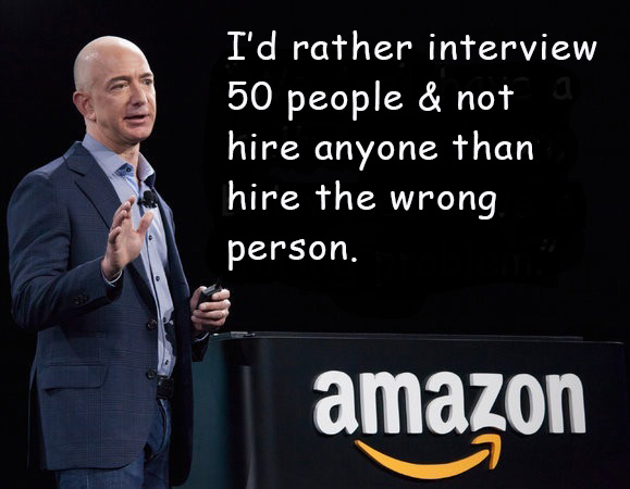 amazon bezos quote Jeff Bezos on hiring