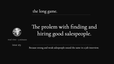the long game with Don Georgevich