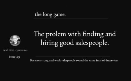 the long game with Don Georgevich